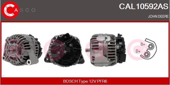 Casco CAL10592AS - Alternator furqanavto.az