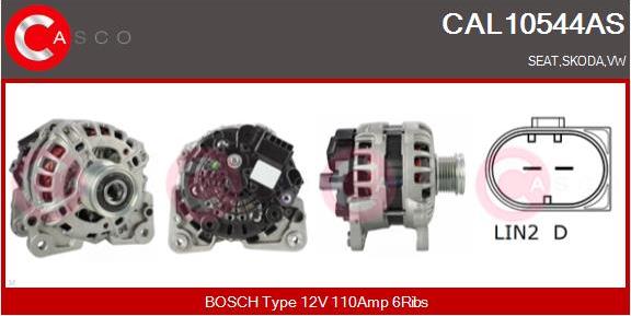 Casco CAL10544AS - Alternator furqanavto.az