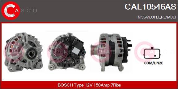 Casco CAL10546AS - Alternator furqanavto.az