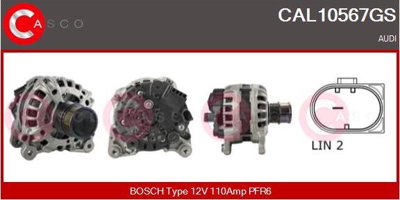 Casco CAL10567GS - Alternator furqanavto.az