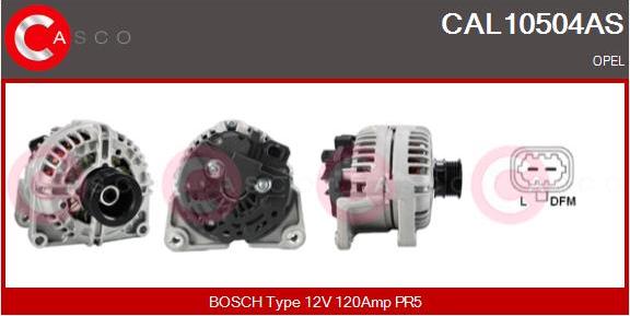 Casco CAL10504AS - Alternator furqanavto.az