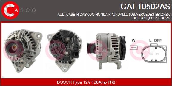 Casco CAL10502AS - Alternator furqanavto.az