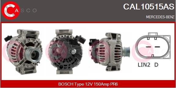 Casco CAL10515AS - Alternator furqanavto.az