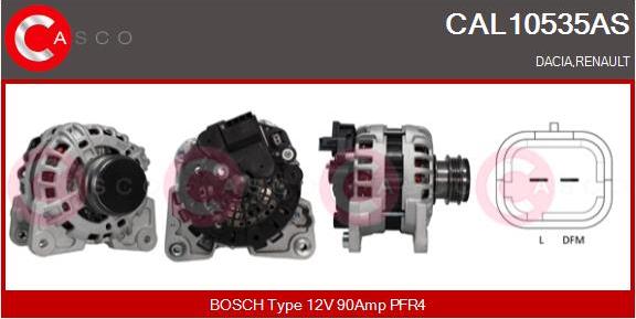 Casco CAL10535AS - Alternator furqanavto.az