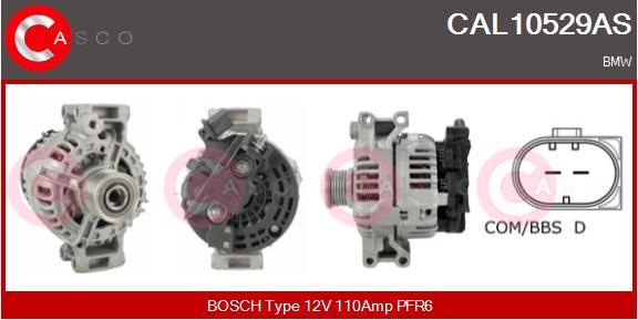 Casco CAL10529AS - Alternator furqanavto.az