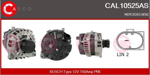 Casco CAL10525AS - Alternator furqanavto.az