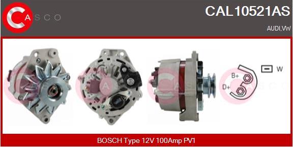 Casco CAL10521AS - Alternator furqanavto.az