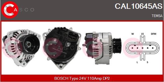 Casco CAL10645AS - Alternator furqanavto.az