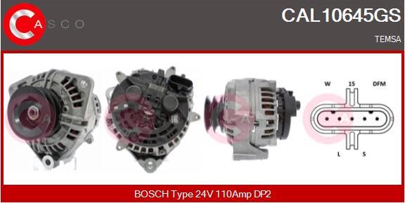 Casco CAL10645GS - Alternator furqanavto.az