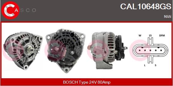 Casco CAL10648GS - Alternator furqanavto.az