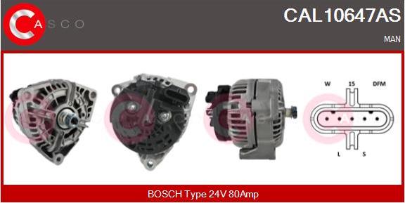 Casco CAL10647AS - Alternator furqanavto.az