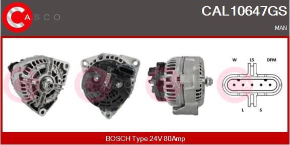 Casco CAL10647GS - Alternator furqanavto.az