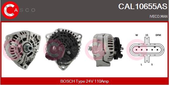 Casco CAL10655AS - Alternator furqanavto.az