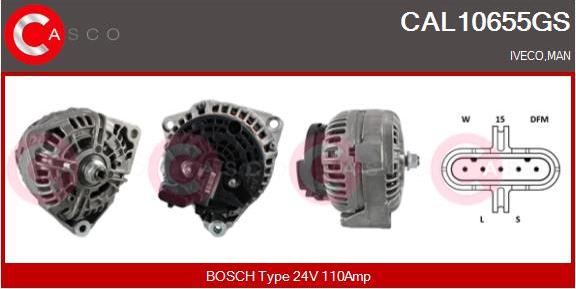 Casco CAL10655GS - Alternator furqanavto.az