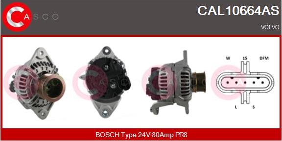 Casco CAL10664AS - Alternator furqanavto.az