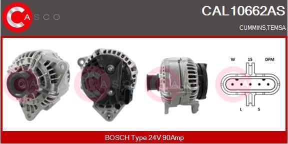 Casco CAL10662AS - Alternator furqanavto.az