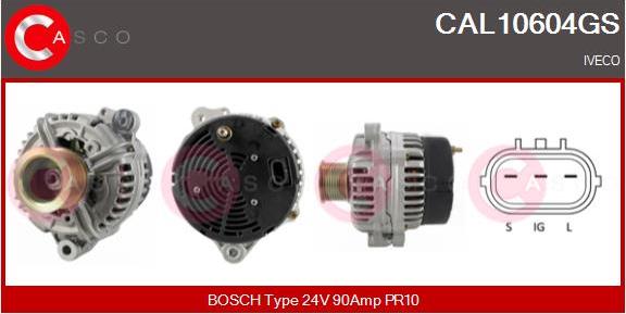 Casco CAL10604GS - Alternator furqanavto.az