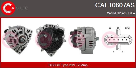 Casco CAL10607AS - Alternator furqanavto.az