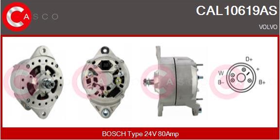 Casco CAL10619AS - Alternator furqanavto.az