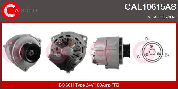 Casco CAL10615AS - Alternator furqanavto.az