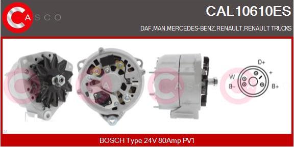 Casco CAL10610ES - Alternator furqanavto.az