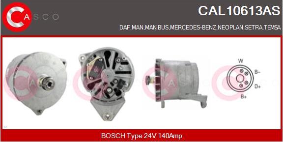 Casco CAL10613AS - Alternator furqanavto.az