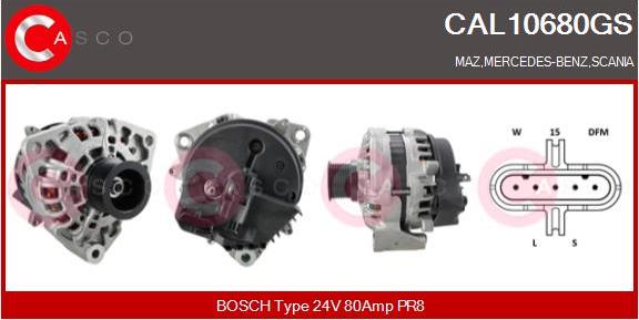 Casco CAL10680GS - Alternator furqanavto.az