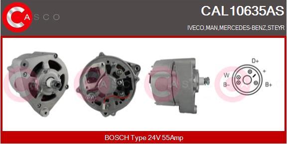 Casco CAL10635AS - Alternator furqanavto.az