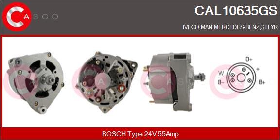 Casco CAL10635GS - Alternator furqanavto.az