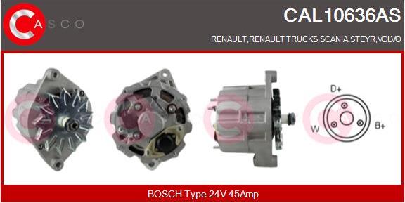 Casco CAL10636AS - Alternator furqanavto.az