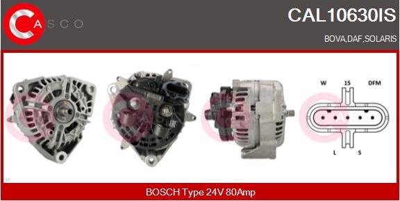 Casco CAL10630IS - Alternator furqanavto.az