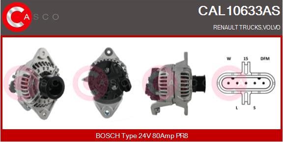 Casco CAL10633AS - Alternator furqanavto.az