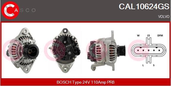 Casco CAL10624GS - Alternator furqanavto.az