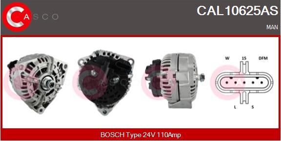 Casco CAL10625AS - Alternator furqanavto.az