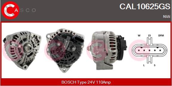 Casco CAL10625GS - Alternator furqanavto.az