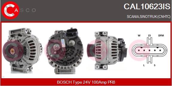 Casco CAL10623IS - Alternator furqanavto.az