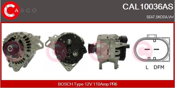 Casco CAL10036AS - Alternator furqanavto.az