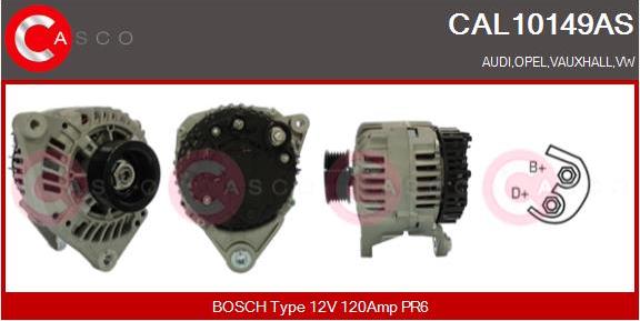 Casco CAL10149AS - Alternator furqanavto.az