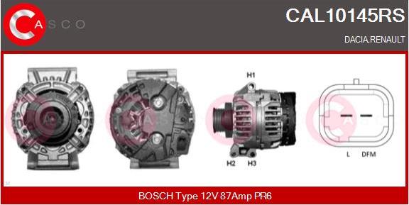 Casco CAL10145RS - Alternator furqanavto.az