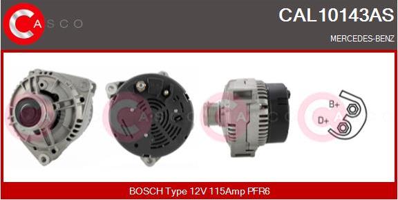 Casco CAL10143AS - Alternator furqanavto.az