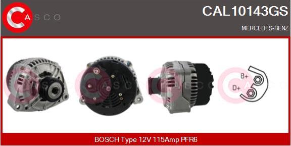 Casco CAL10143GS - Alternator furqanavto.az