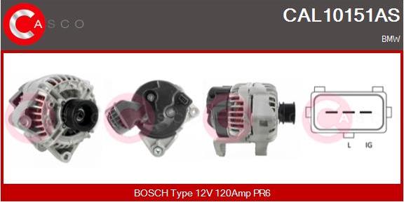 Casco CAL10151AS - Alternator furqanavto.az