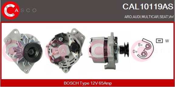 Casco CAL10119AS - Alternator furqanavto.az