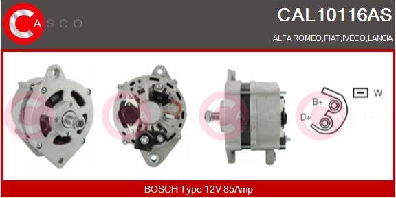 Casco CAL10116AS - Alternator furqanavto.az