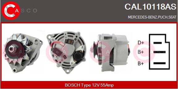 Casco CAL10118AS - Alternator furqanavto.az