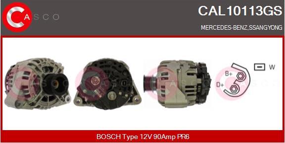 Casco CAL10113GS - Alternator furqanavto.az