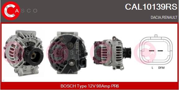 Casco CAL10139RS - Alternator furqanavto.az