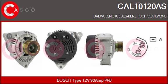 Casco CAL10120AS - Alternator furqanavto.az