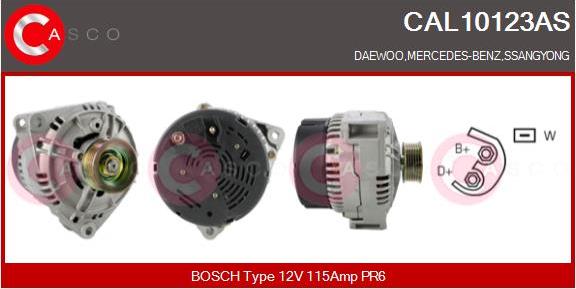 Casco CAL10123AS - Alternator furqanavto.az