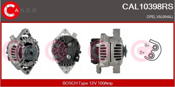 Casco CAL10398RS - Alternator furqanavto.az